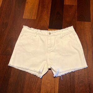 Hayden girls white denim shorts, size XL, new